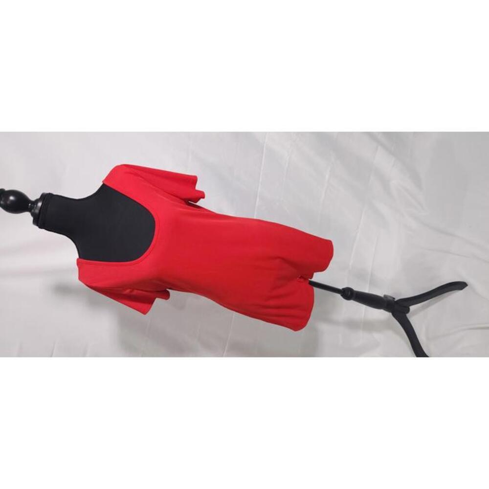 Stylish Red Short Sleeve Bodysuit